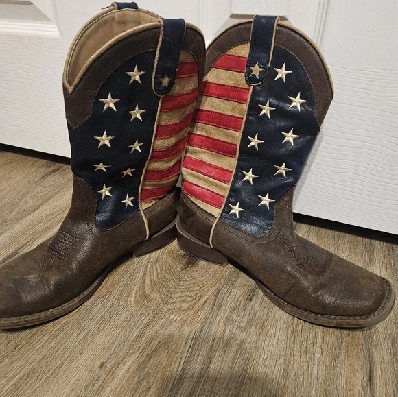 Roper American Flag Boots - Picture 3 of 5